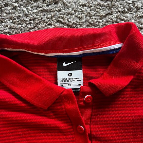 Nike Team USA Soccer Polo Shirt Jersey Red 2016 Olympics Women’s XL Short Sleeve - Picture 4 of 8